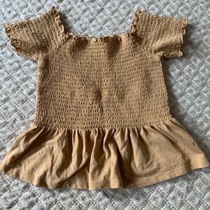 AE smocked peplum top